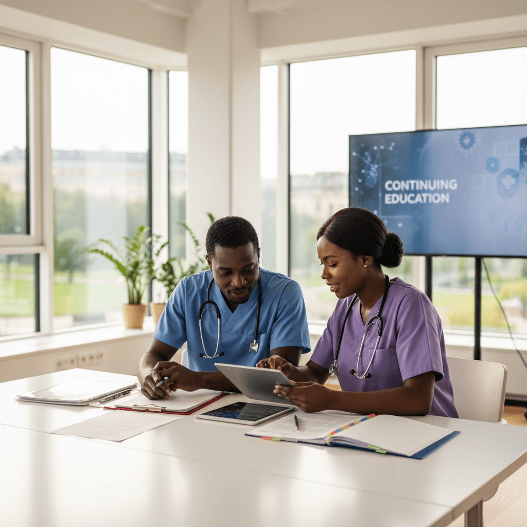 Healthcare professionals collaboration